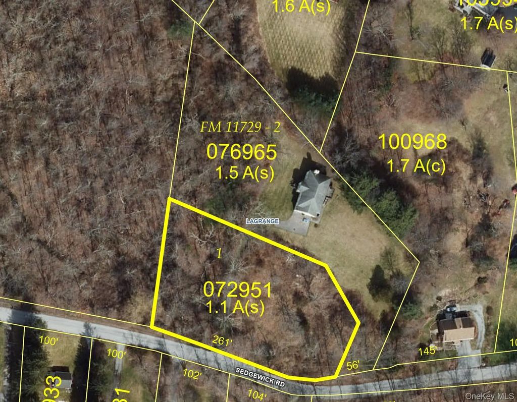 Lot #1 Sedgewick Road, Poughkeepsie