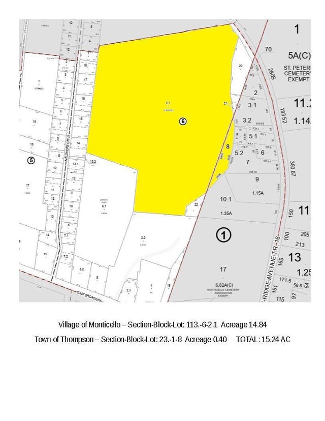 E Broadway, Monticello