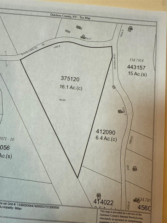 Spring Lake Road, Red Hook