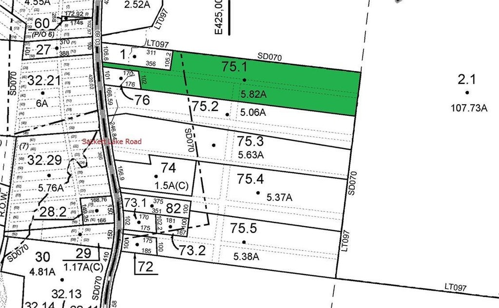 1 of 1 - Lot 75.1 Sackett Lake Road, Monticello, NY