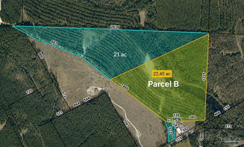 9320 Indian Ford Rd #parcel B 22.45+, Milton
