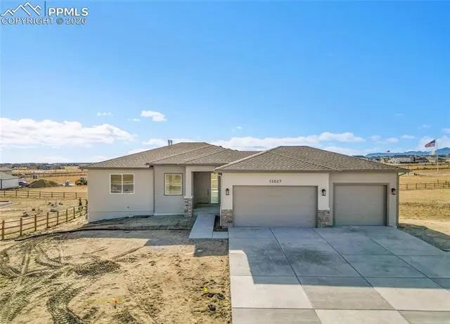 13027 Sunrise Ridge Drive, in the city of Peyton Real Estate in CO by The Estates At Rolling Hills Ranch