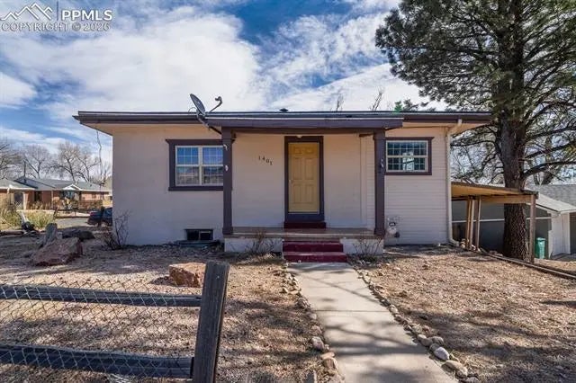3609599, Residential, 1401 Avenue A Street, Colorado Springs, CO, Foot Hills, 80905