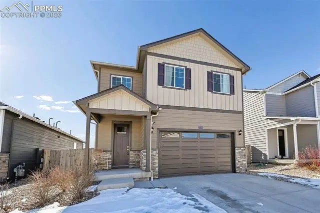 10105 Castor Drive, in the city of Colorado Springs Real Estate in CO by Creekside At Lorson Ranch