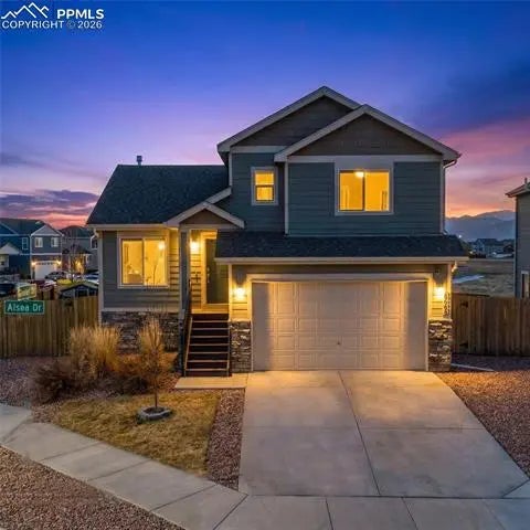 6882 Alsea Drive, in the city of Colorado Springs Real Estate in CO by Creekside At Lorson Ranch