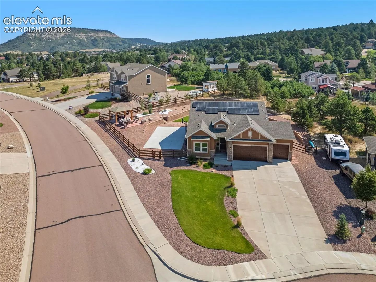 Residential Real Estate for Sale located in the neighborhood of Misty Acres, in the city of Monument, CO