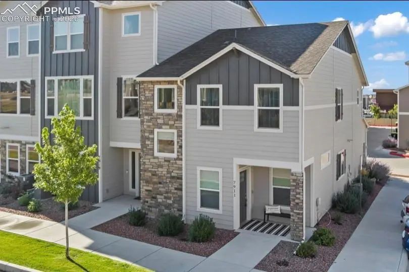 Residential Real Estate for Sale located in the neighborhood of The Townes At Woodmen Heights, in the city of Colorado Springs, CO