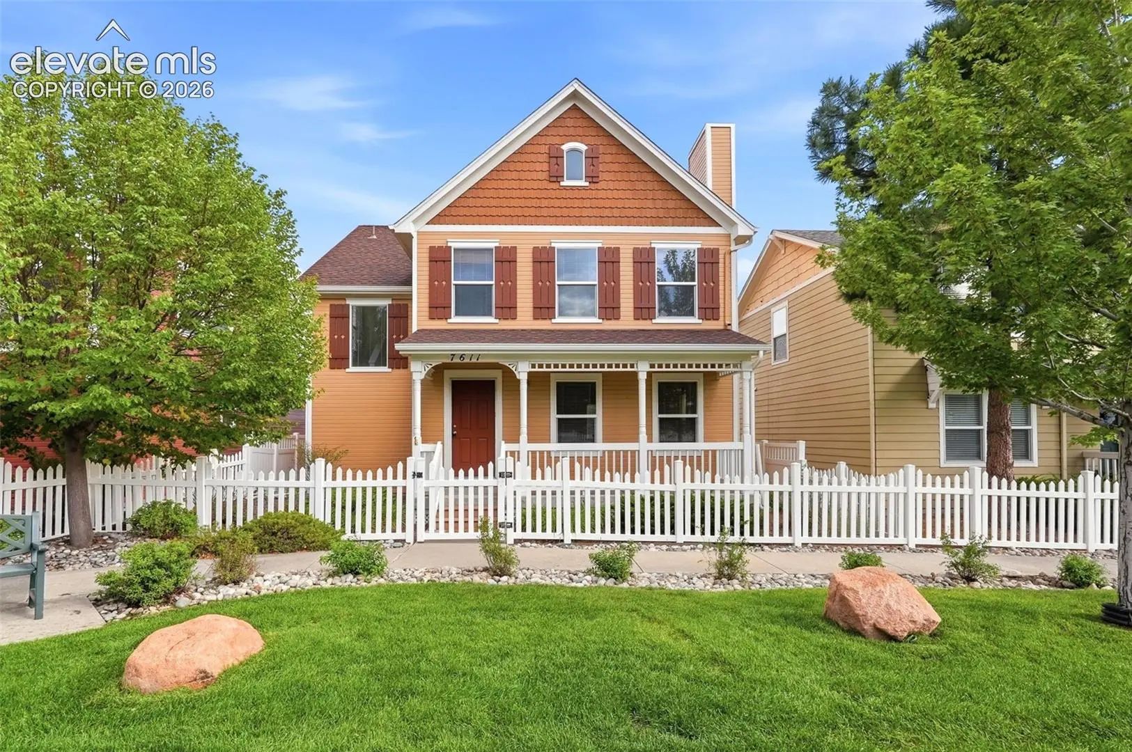 MLS Number 7780044 in the city of Colorado Springs Homes for Sale by Chaparral Point At Indigo Ranch, the zipcode of 80923
