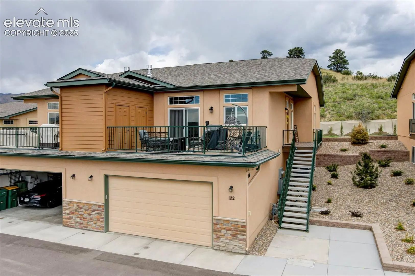 Residential Real Estate for Sale located in the neighborhood of Eaglepointe Townhomes, in the city of Colorado Springs, CO