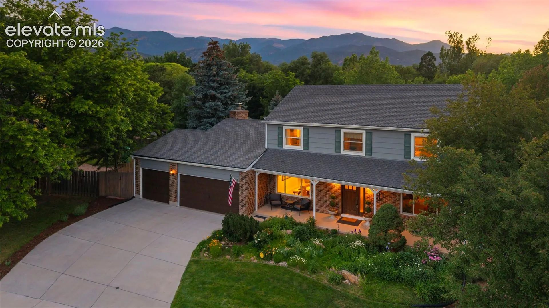 MLS #9665393 for Sale at 216 W Cheyenne Mountain Boulevard, in the city of Colorado Springs, 80906
