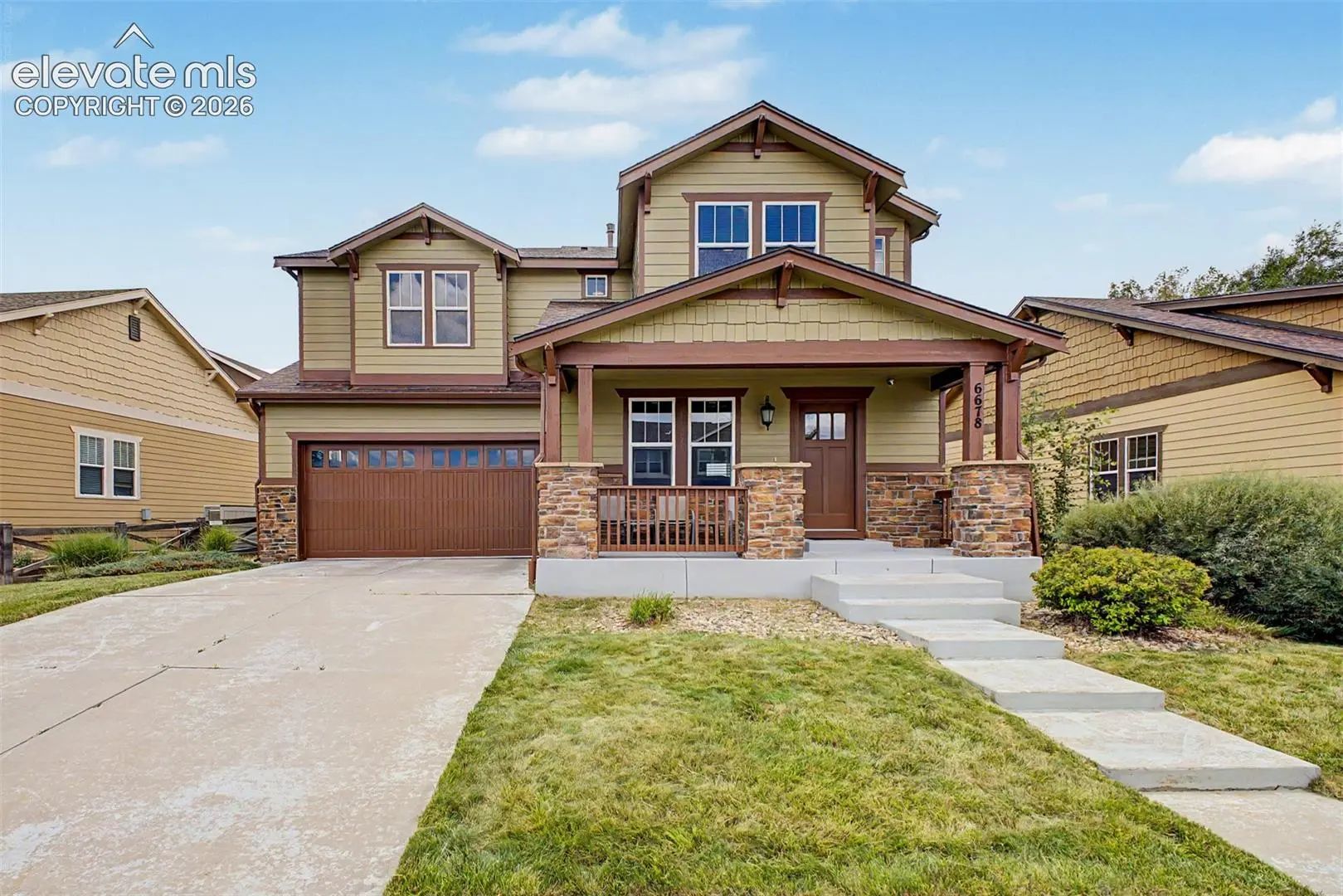 6678 Cottonwood Tree Drive, in the city of Colorado Springs Real Estate in CO by Banning Lewis Ranch