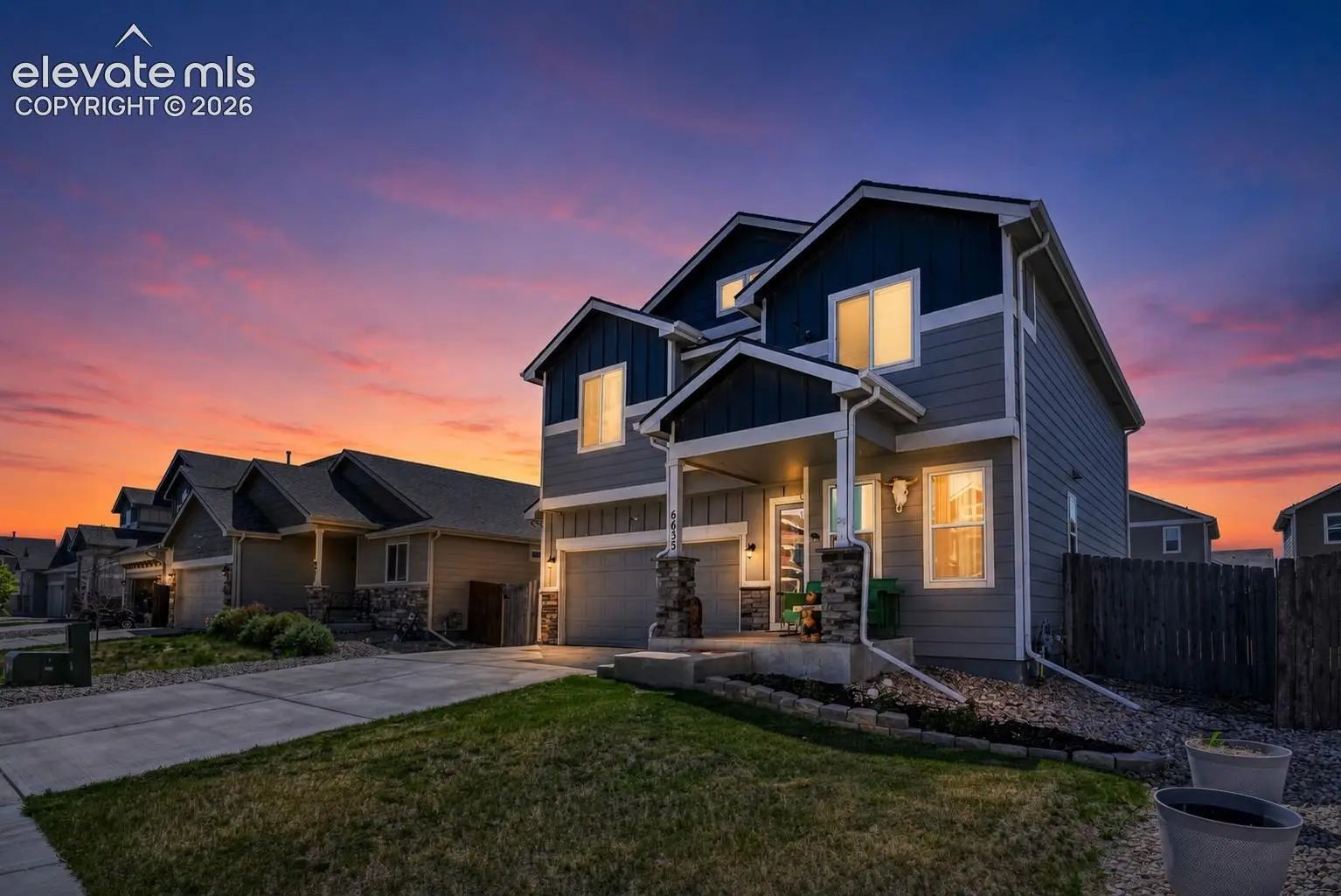 Residential Real Estate for Sale located in the neighborhood of Carriage Meadows South at Lorson Ranch, in the city of Colorado Springs, CO