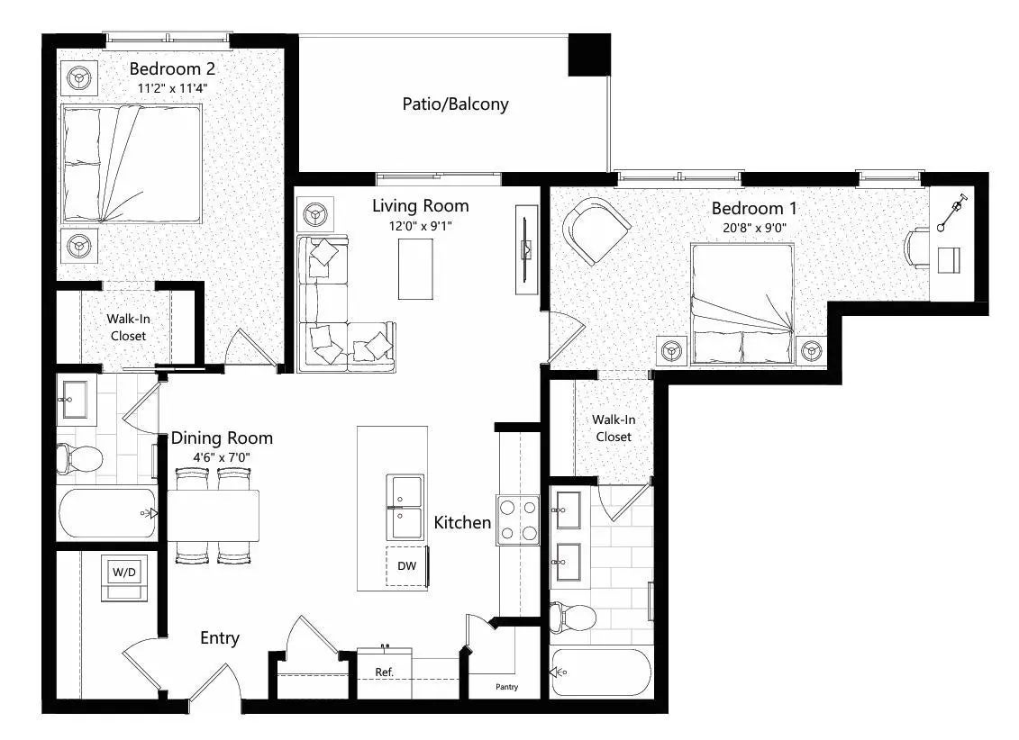 3301, 100 Banister Drive , Okotoks – Residential Apartment Listing Photo 3