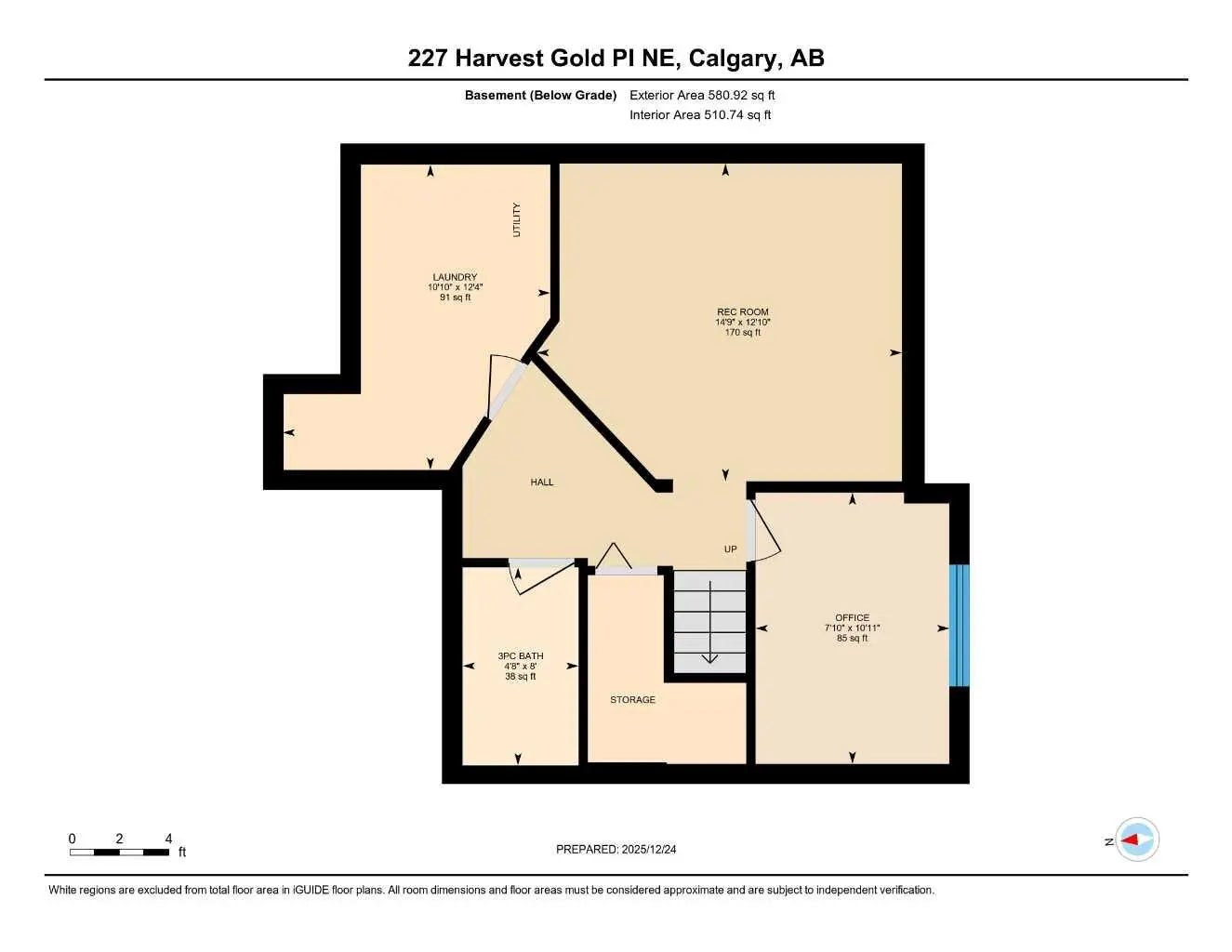 227 Harvest Gold Place Northeast, Calgary – Residential Row/Townhouse Listing Photo 34