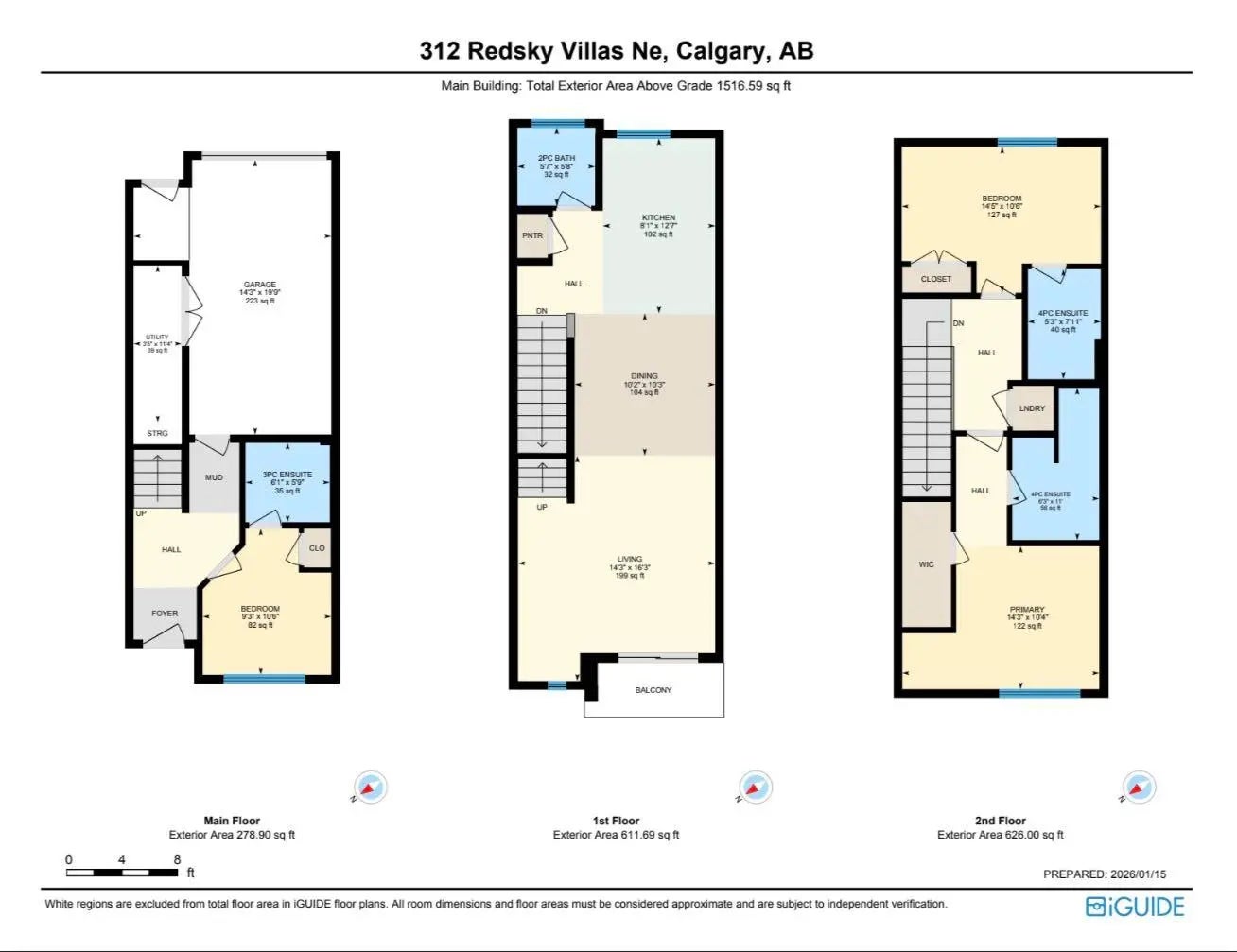 312 Red Sky Villas Northeast, Calgary – Residential Row/Townhouse Listing Photo 44