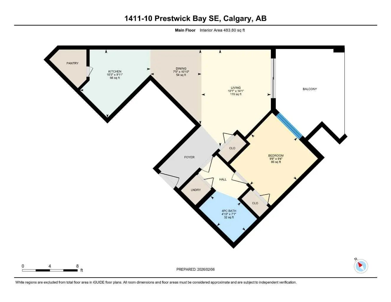 1411, 10 Prestwick Bay Southeast, Calgary – Residential Apartment Listing Photo 45