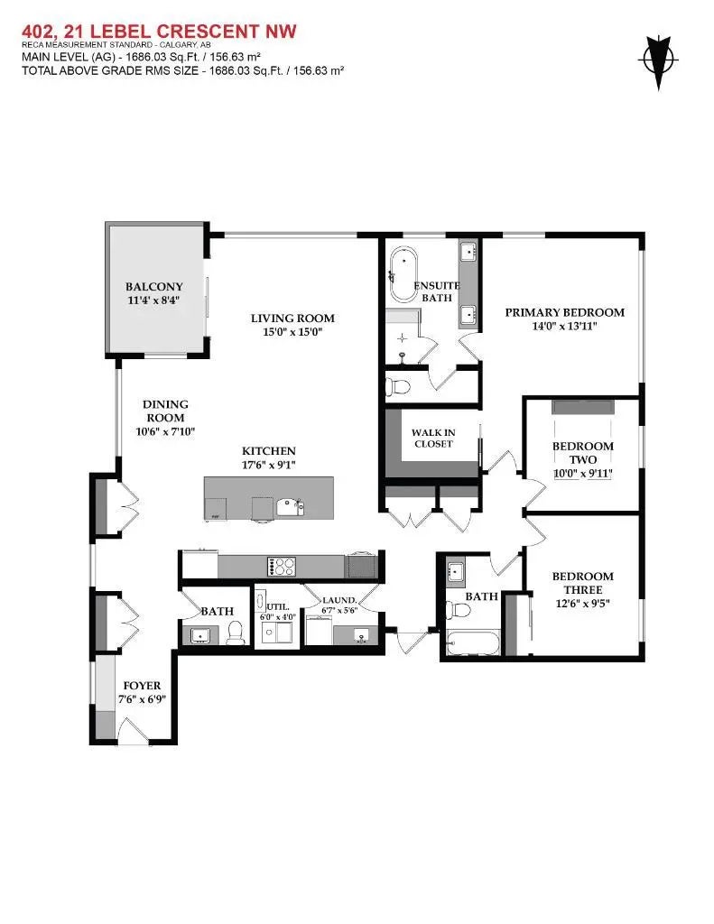 402, 21 Lebel Crescent Northwest, Calgary – Residential Apartment Listing Photo 30