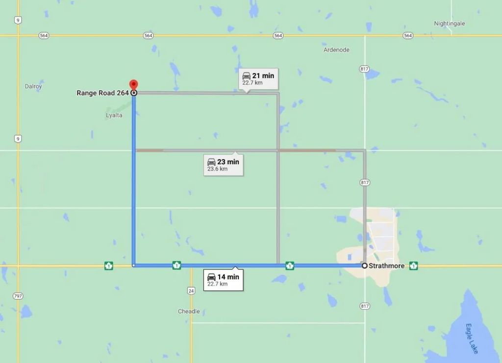 W4r26t25s16;4 Range Road 264  , Rural Wheatland County