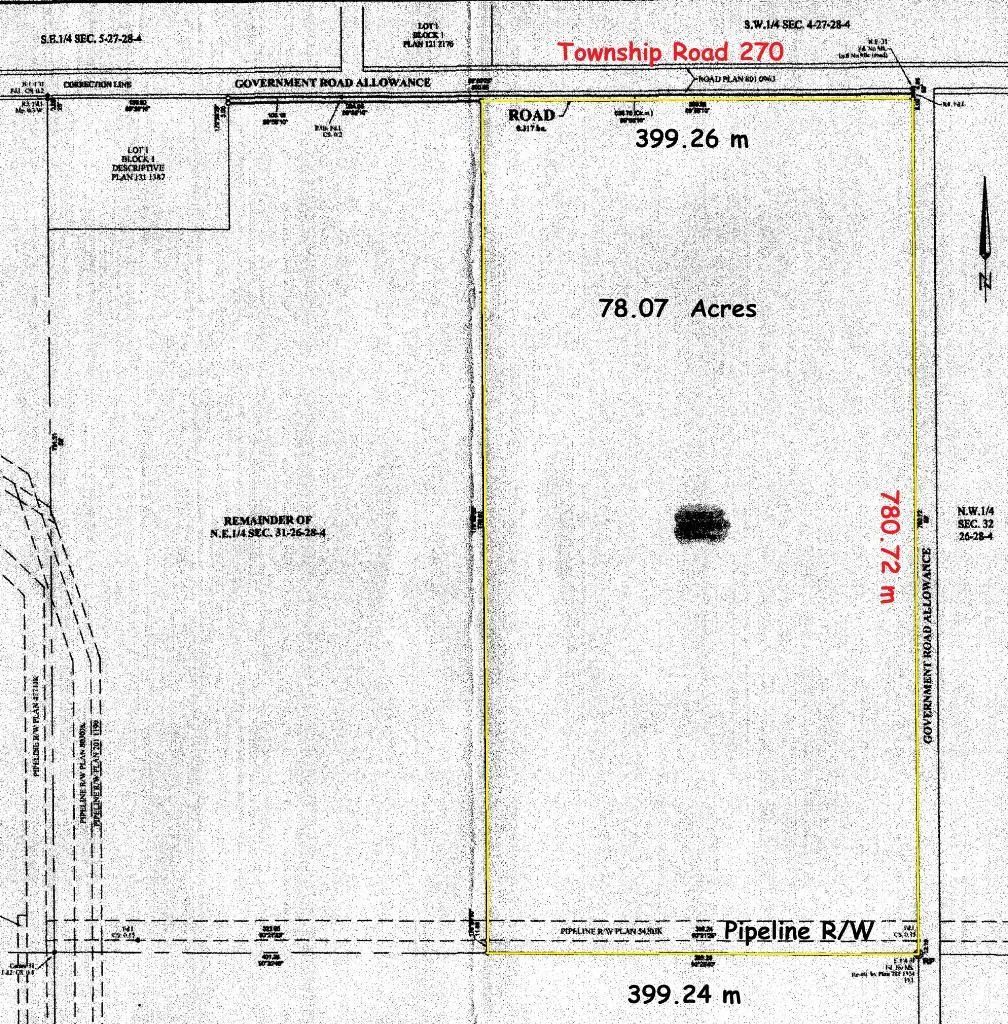 78 Acres Township Road 270  , Rural Rocky View County – Land Residential Land Listing Photo 5