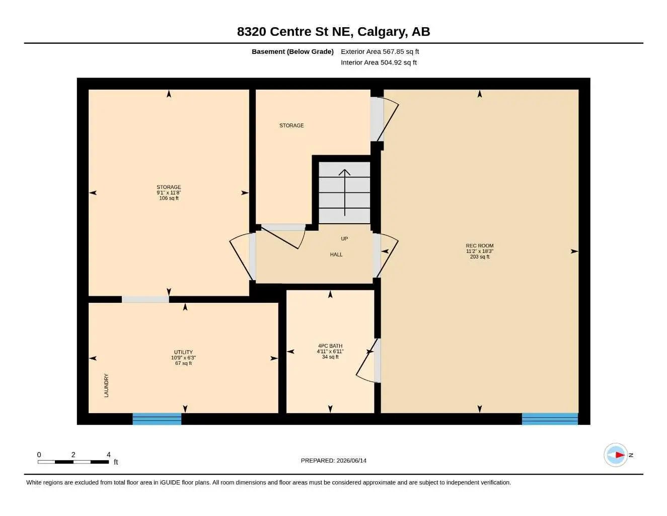 8320 Centre Street Northeast, Calgary – Residential Semi Detached (Half Duplex) Listing Photo 35