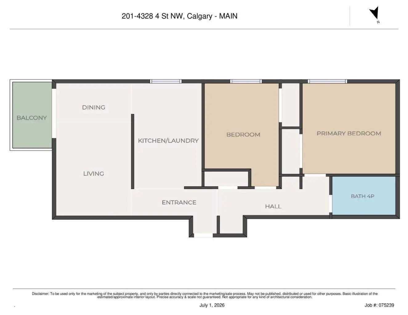 201 4328 4 Street Northwest, Calgary – Residential Apartment Listing Photo 9