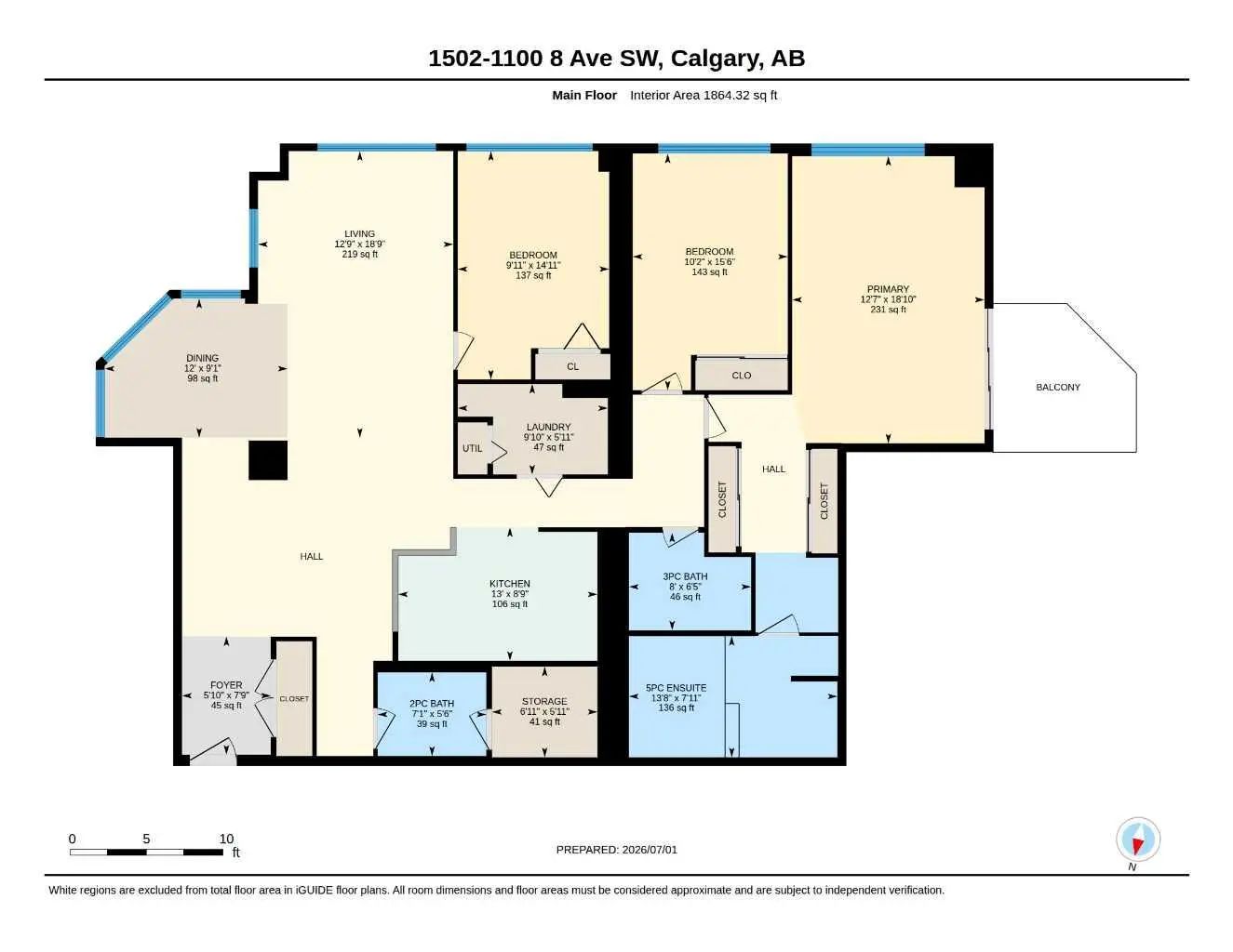1502 1100 8 Avenue Southwest, Calgary – Residential Apartment Listing Photo 37