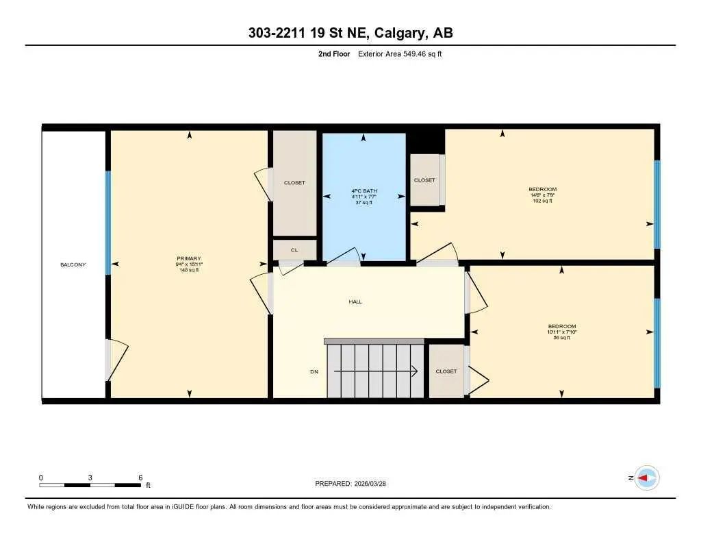 303 2211 19 Street Northeast, Calgary – Residential Row/Townhouse Listing Photo 40