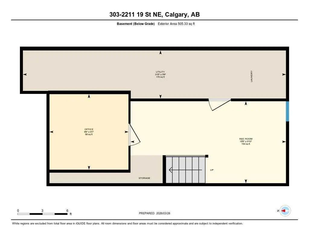 303 2211 19 Street Northeast, Calgary – Residential Row/Townhouse Listing Photo 41