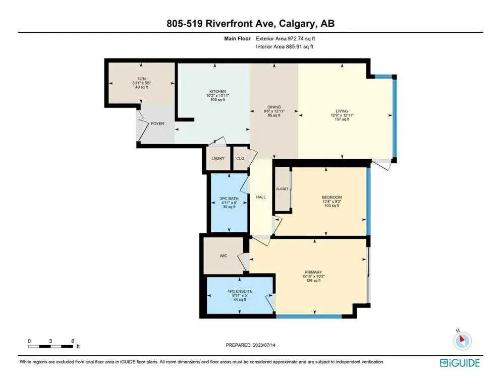 805 519 Riverfront Avenue Southeast, Calgary – Residential Apartment Listing Photo 2