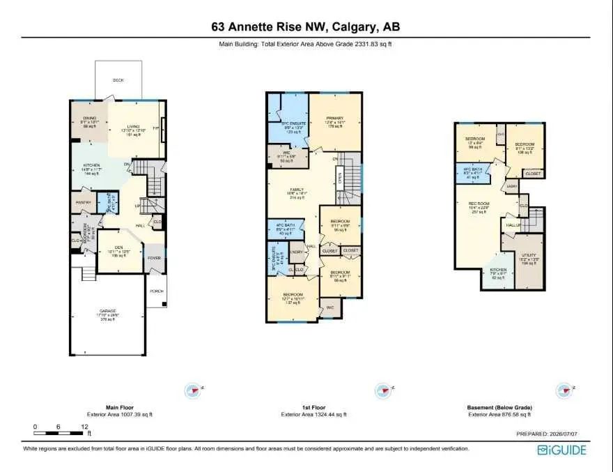 63 Annette Rise Nw Calgary Alberta T3R 2L6 Glacier Ridge Home For Sale