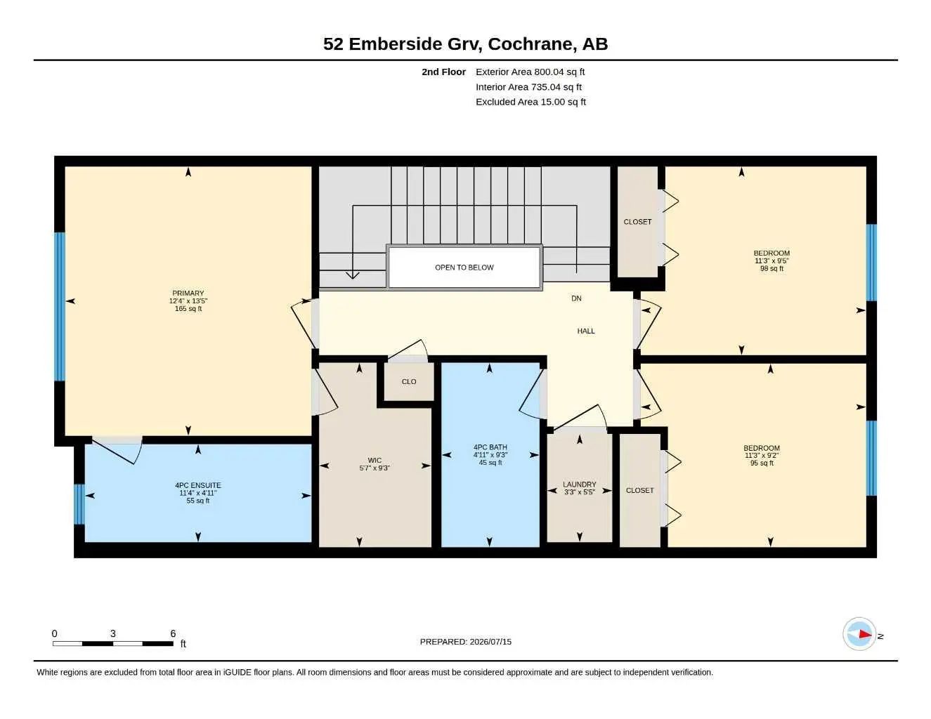 52 Emberside Grove , Cochrane – Residential Semi Detached (Half Duplex) Listing Photo 42