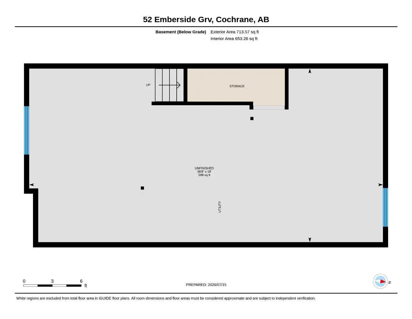 52 Emberside Grove , Cochrane – Residential Semi Detached (Half Duplex) Listing Photo 43