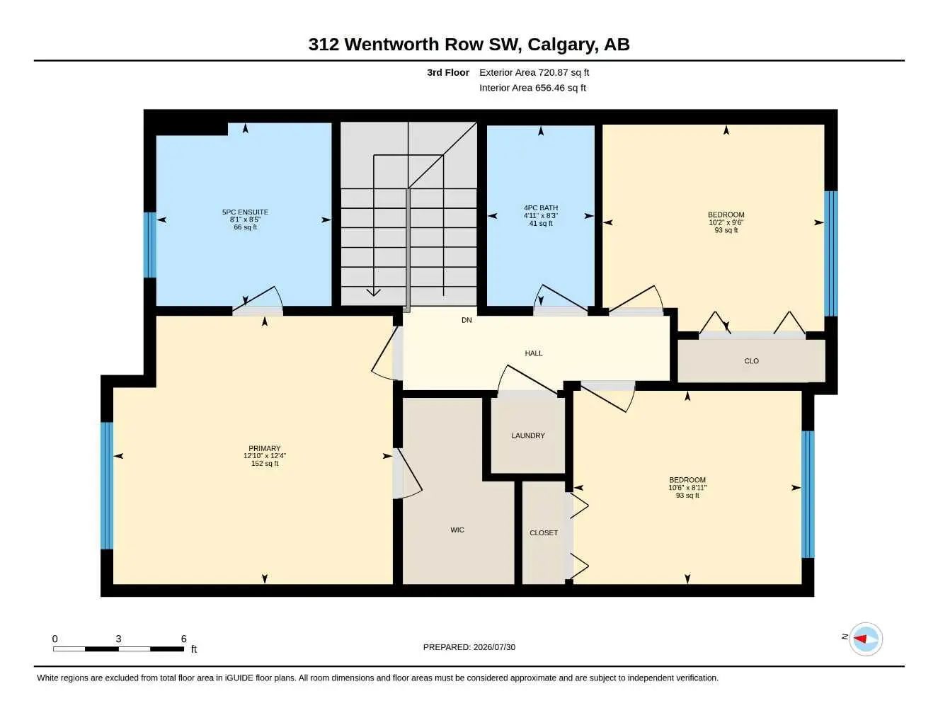 312 Wentworth Row Southwest, Calgary – Residential Row/Townhouse Listing Photo 20
