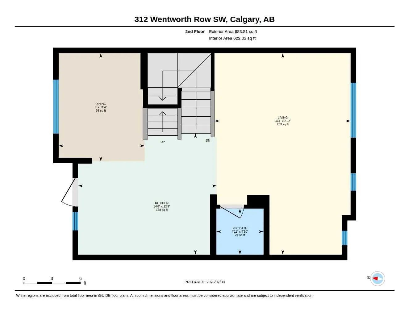 312 Wentworth Row Southwest, Calgary – Residential Row/Townhouse Listing Photo 7