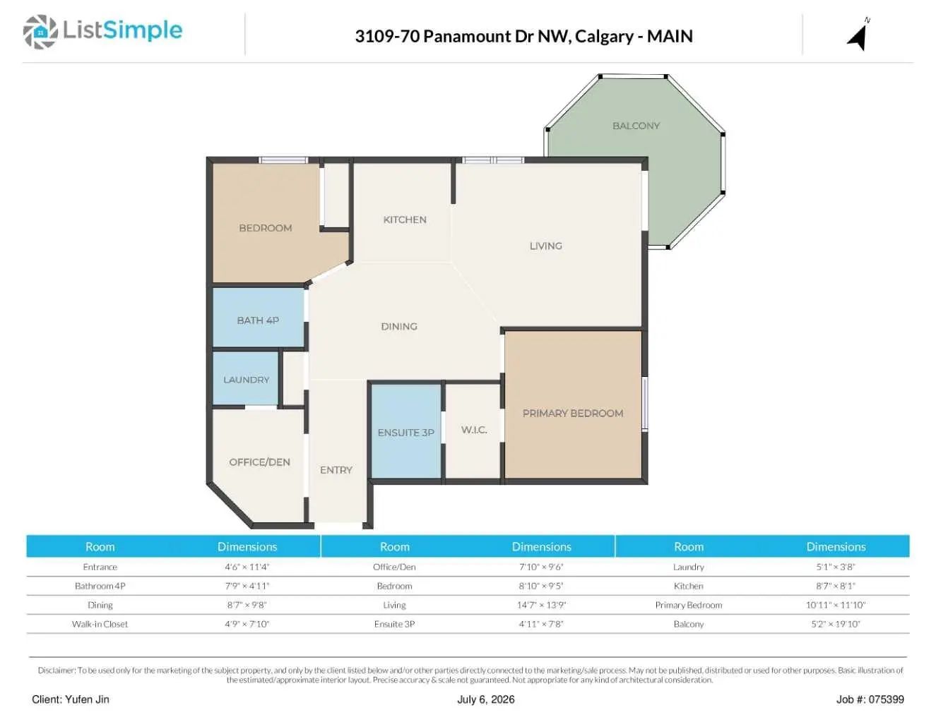 3109 70 Panamount Drive Northwest, Calgary – Residential Apartment Listing Photo 32