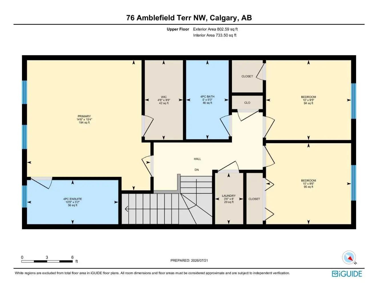 76 Amblefield Terrace Northwest, Calgary – Residential Row/Townhouse Listing Photo 43