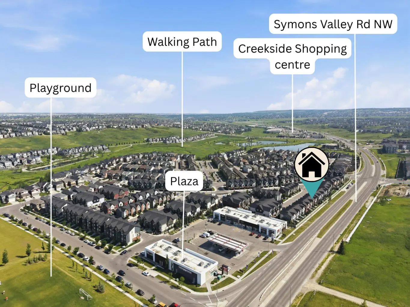 146 Sage Meadows Gardens Northwest, Calgary – Residential Row/Townhouse Listing Photo 2