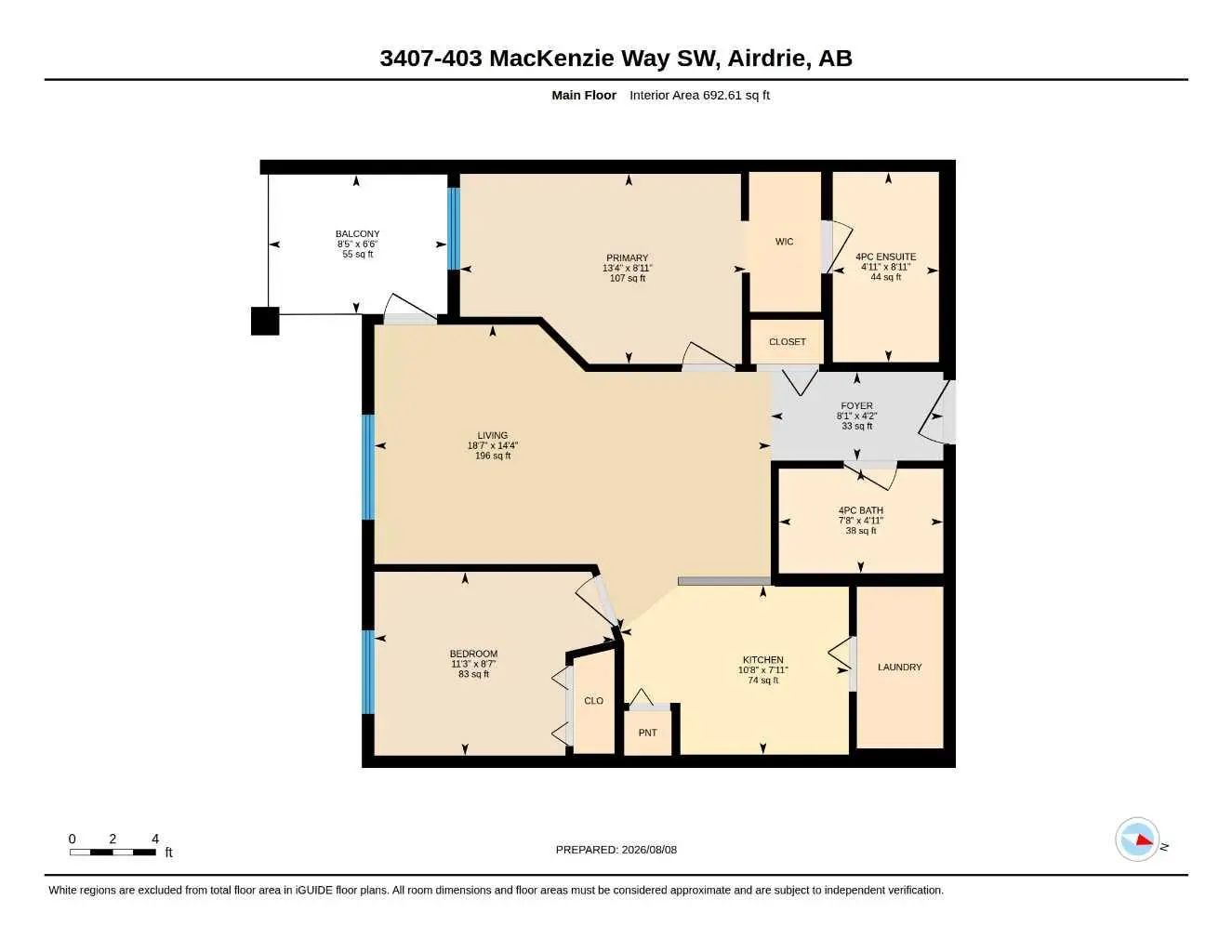 3407 403 Mackenzie Way Southwest, Airdrie – Residential Apartment Listing Photo 35