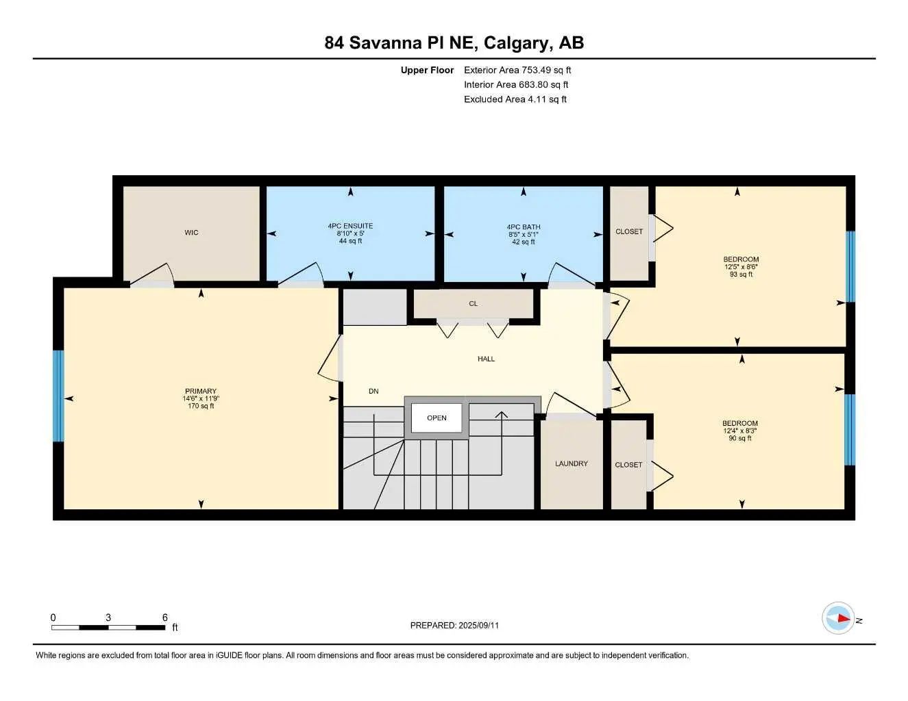 84 Savanna Place Northeast, Calgary – Residential Semi Detached (Half Duplex) Listing Photo 49