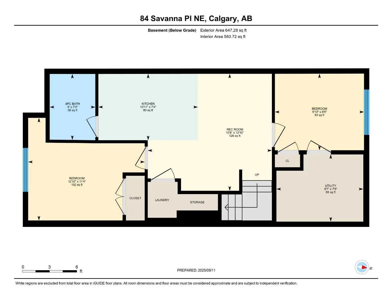 84 Savanna Place Northeast, Calgary – Residential Semi Detached (Half Duplex) Listing Photo 50