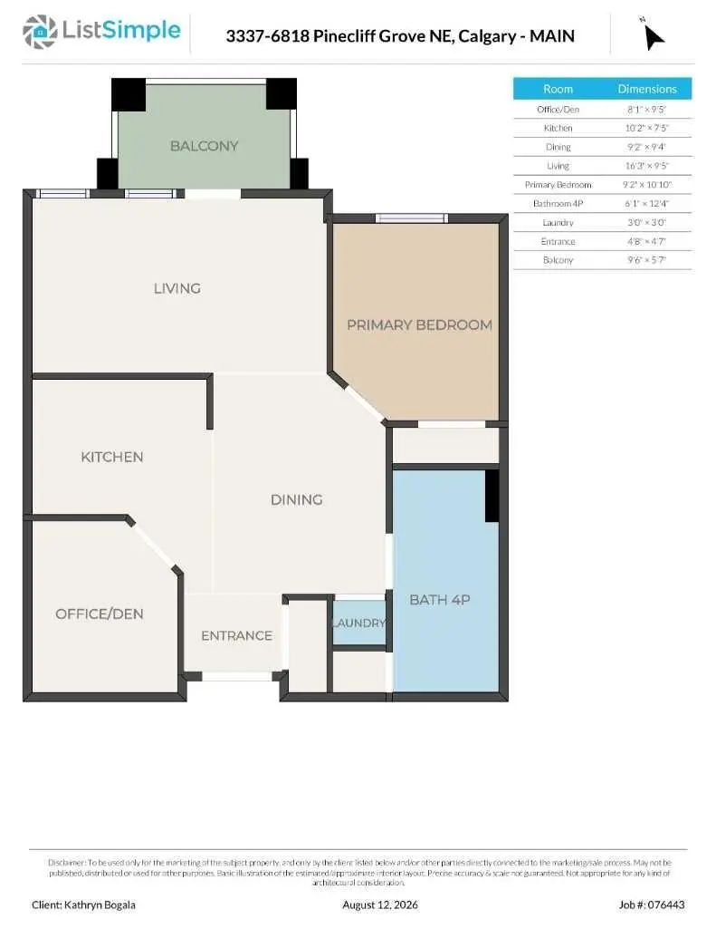 3337 6818 Pinecliff Grove Northeast, Calgary – Residential Apartment Listing Photo 3
