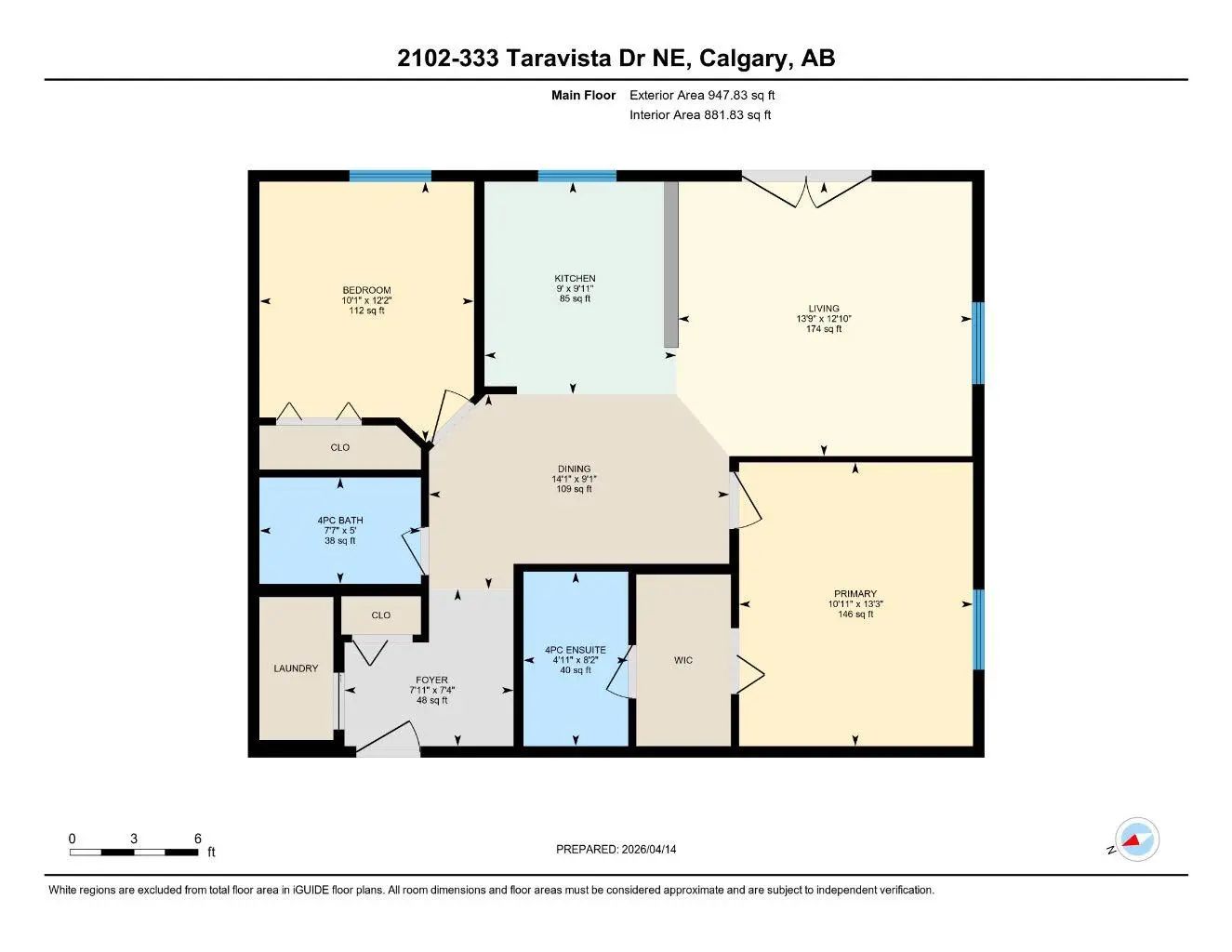 2102 333 Taravista Drive Northeast, Calgary – Residential Apartment Listing Photo 37