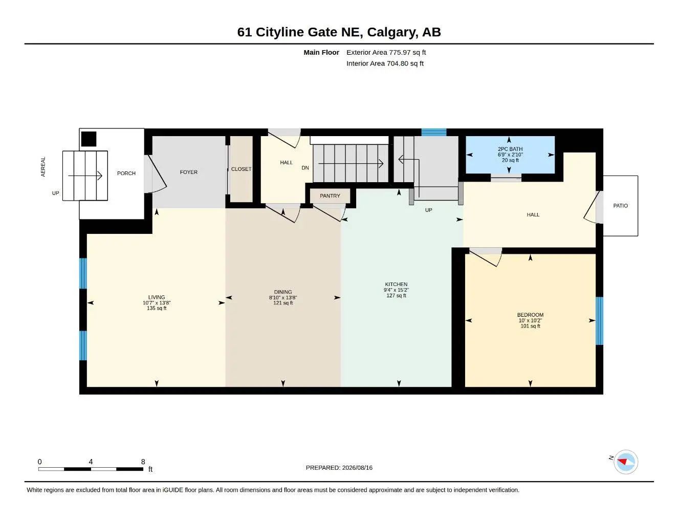 61 Cityline Gate Northeast, Calgary – Residential Semi Detached (Half Duplex) Listing Photo 46