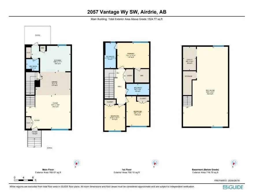 2057 Vantage Way Southwest, Airdrie – Residential Row/Townhouse Listing Photo 47