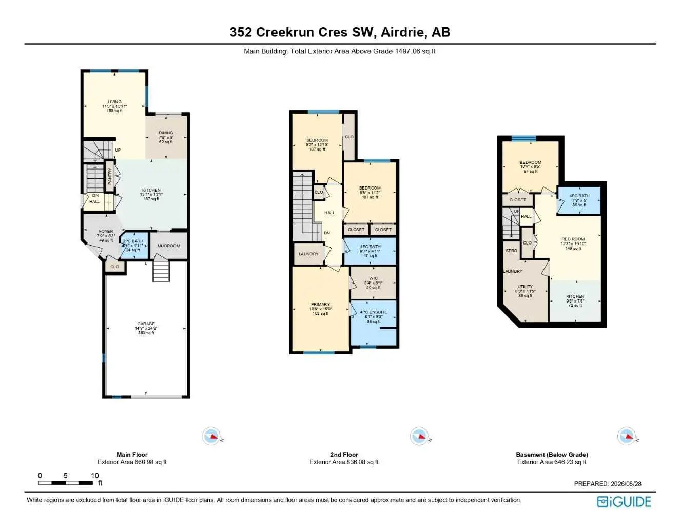 352 Creekrun Crescent Southwest, Airdrie – Residential Semi Detached (Half Duplex) Listing Photo 35