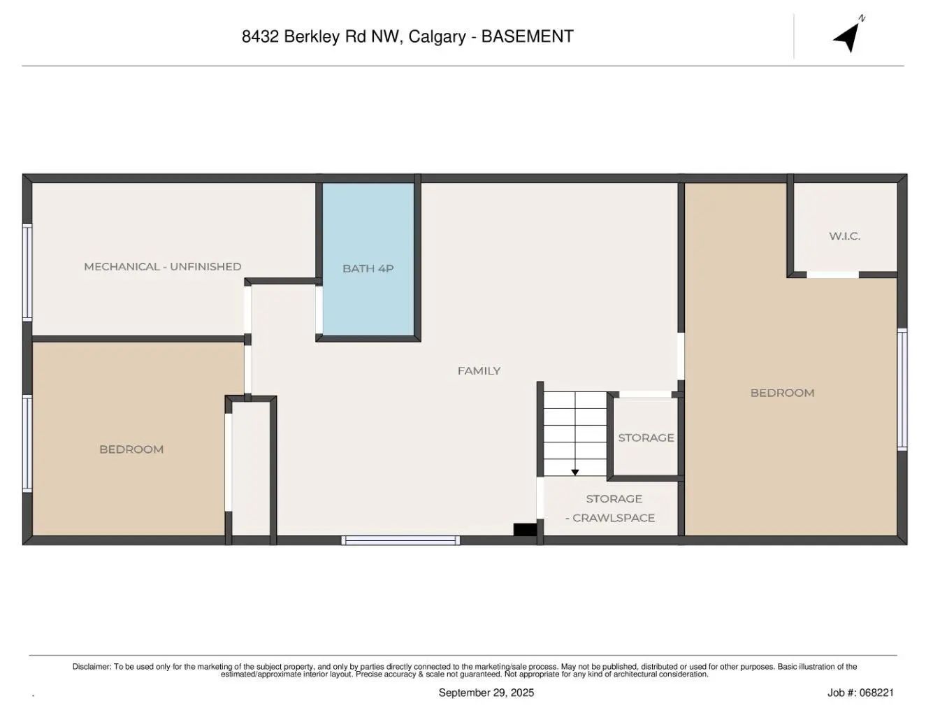 8432 Berkley Road Northwest, Calgary – Residential Semi Detached (Half Duplex) Listing Photo 48
