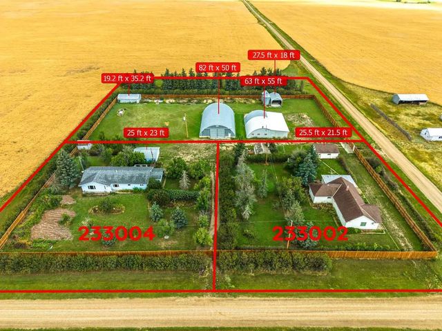 233004/233002 Twp Rd 160               Twp Rd 160 Road , Rural Vulcan County