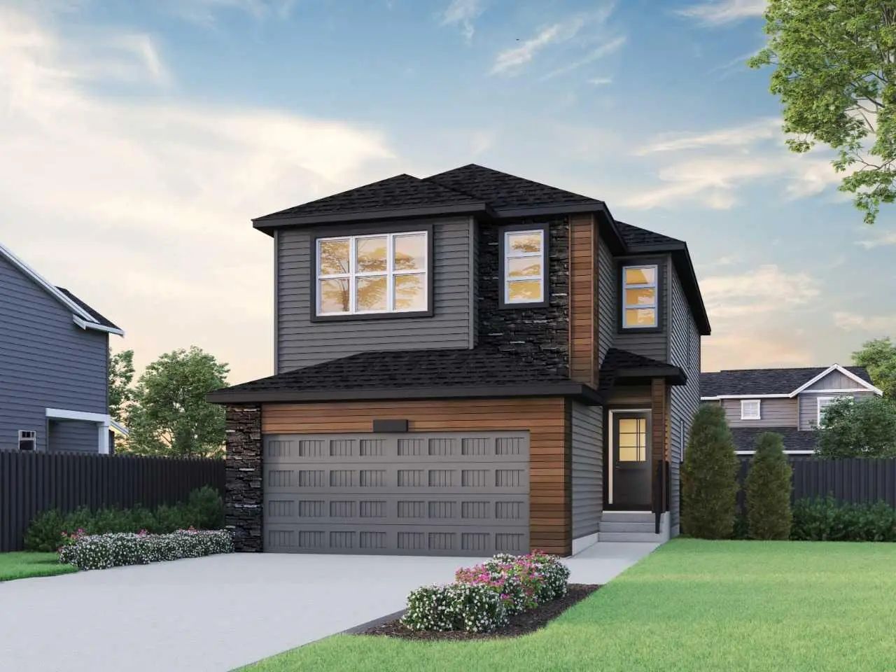 Modern suburban home in Evanston