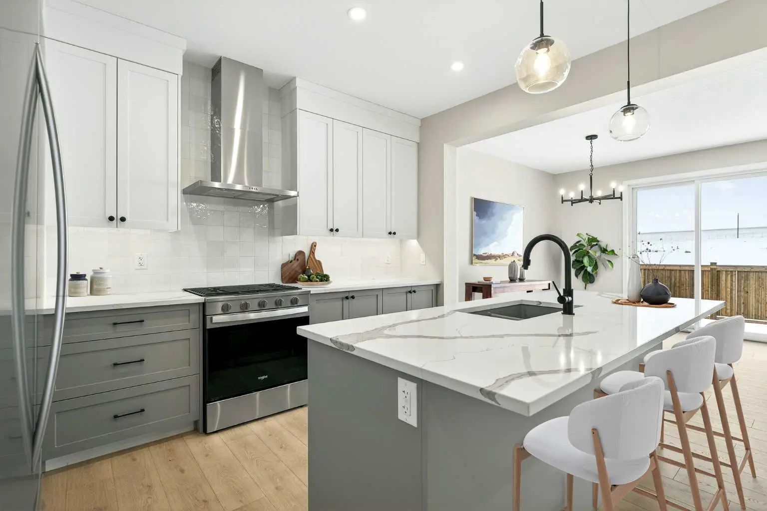 Modern suburban home in Evanston