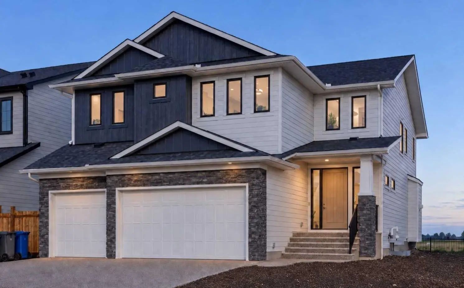 Modern suburban home in Evanston
